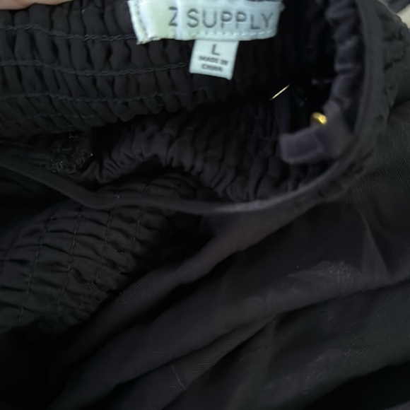 Z Supply Black Beachside Midi Dress size large - Picture 12 of 13